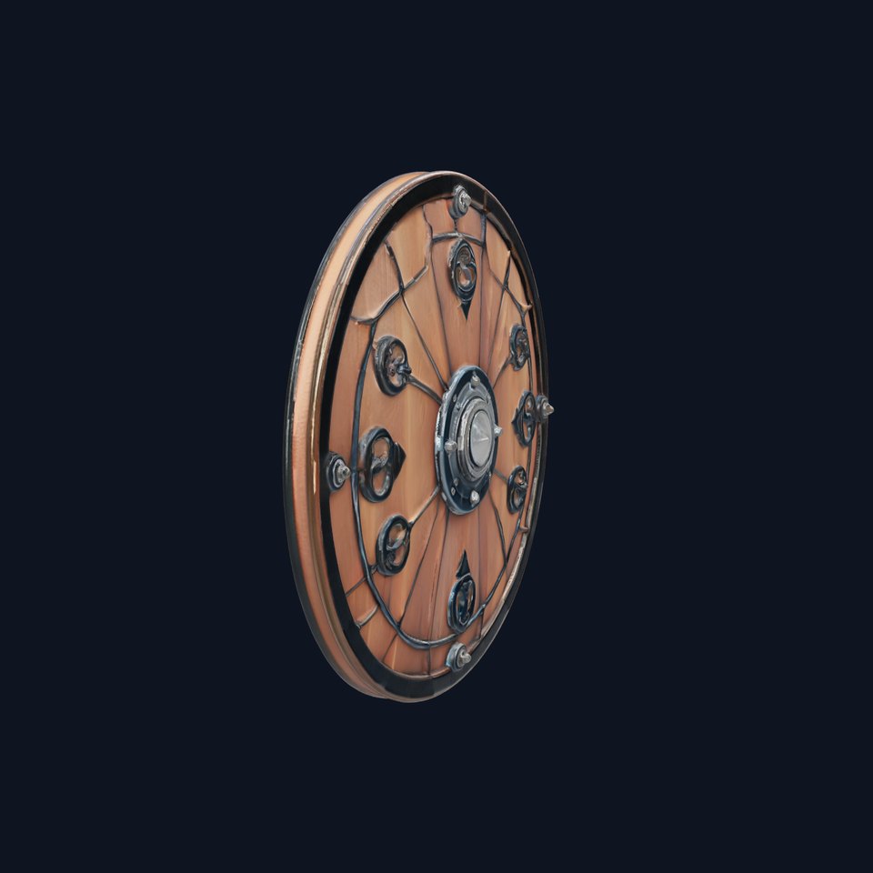 Medieval Wooden Shield Model Pack